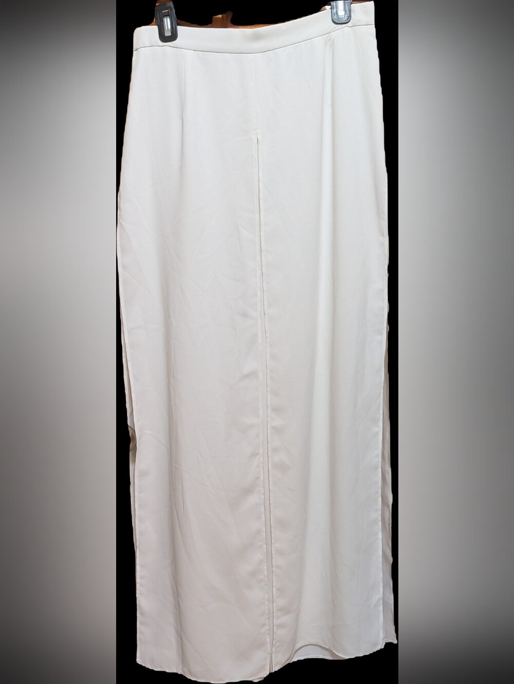 Joseph Ribkoff Classic White Pant With Overlay Size 8